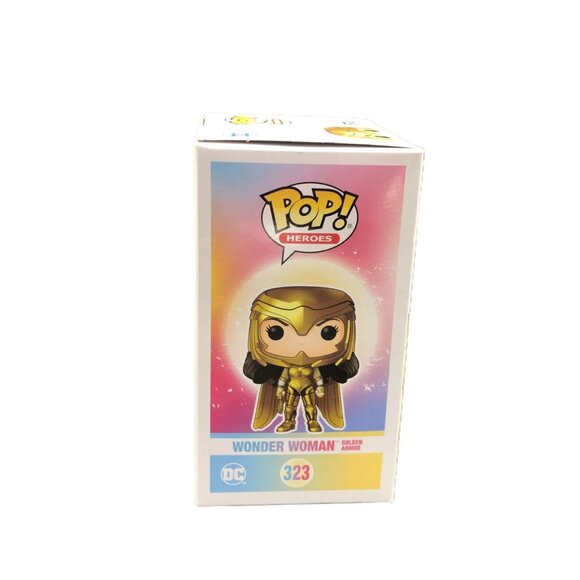 Wonder Woman Golden Armor WW84 Funko Pop #323 Target Exclusive - Picture 2 of 12